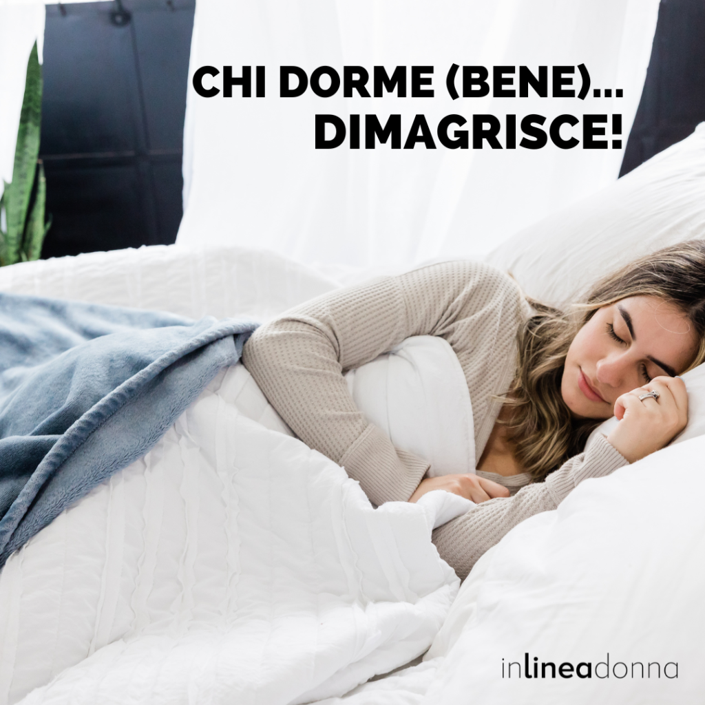 Chi dorme bene dimagrisce